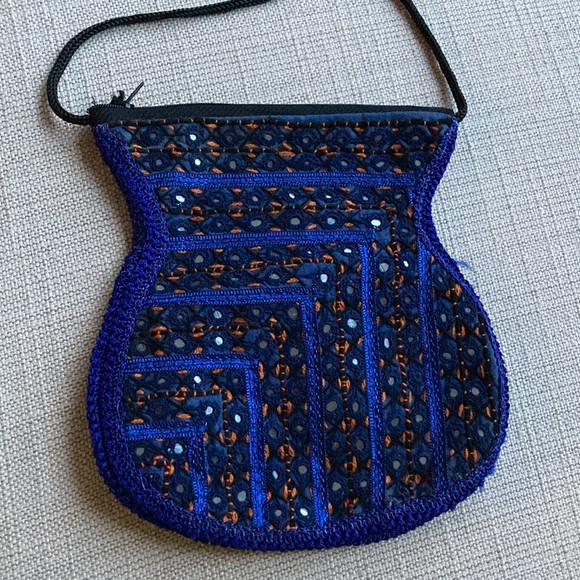 Bohemian vintage purse/bag, double sided - Picture 2 of 5